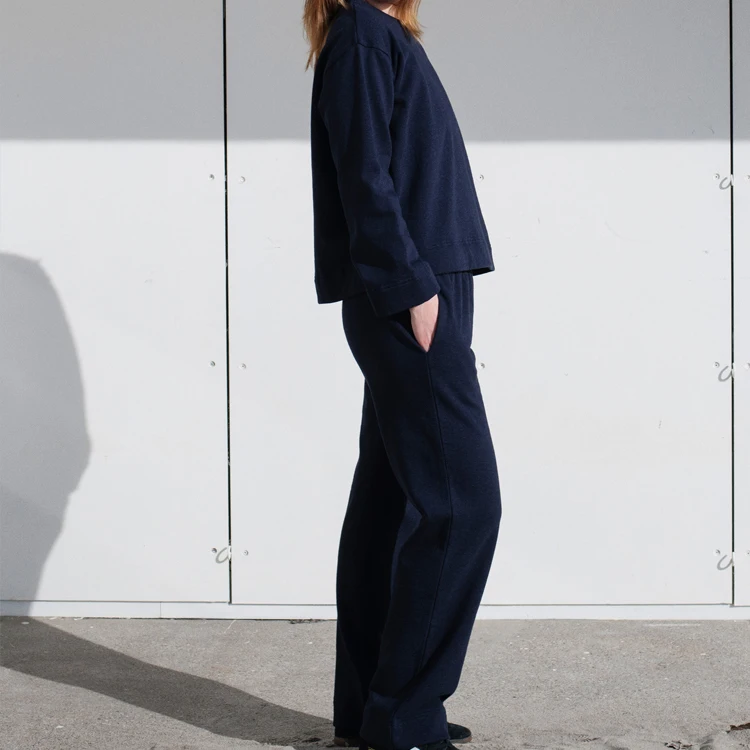 Bamboo-Cotton-Womens-Homewear-Long-Sleeve-Sleepwear-Pjs-Two-Piece-Lounge-Set-French-Terry-Womens-Loungewear