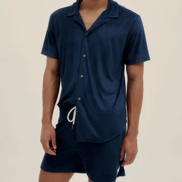 Bamboo-Mens-Shorts-Set-Organic-Terry-Shirt-and-Shorts-Summer-Pajamas-Sets-Organic-Home-Wear-Night-Suit-for-Men