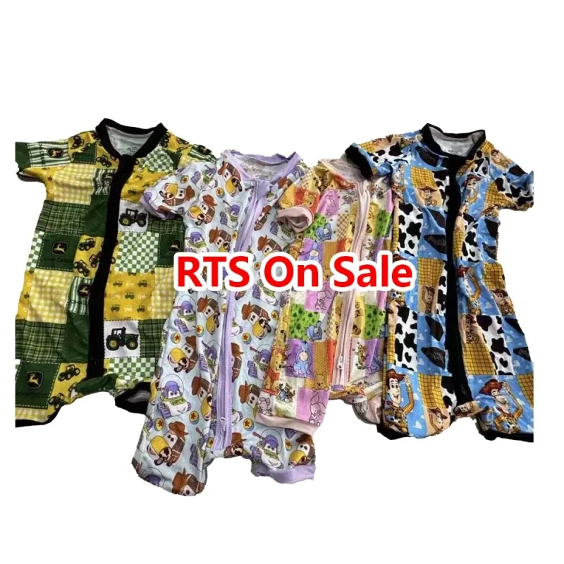 Bamboo Random Print Premium Kids Clothing Unisex Baby Pajamas