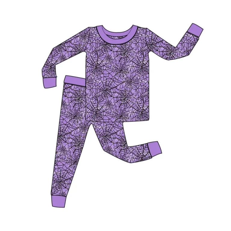 Bamboo-Toddler-Pajamas-Halloween-2-Piece-Set-Kids-Clothes-Set-Customize-Baby-Girl-Sleep-Wear-Set