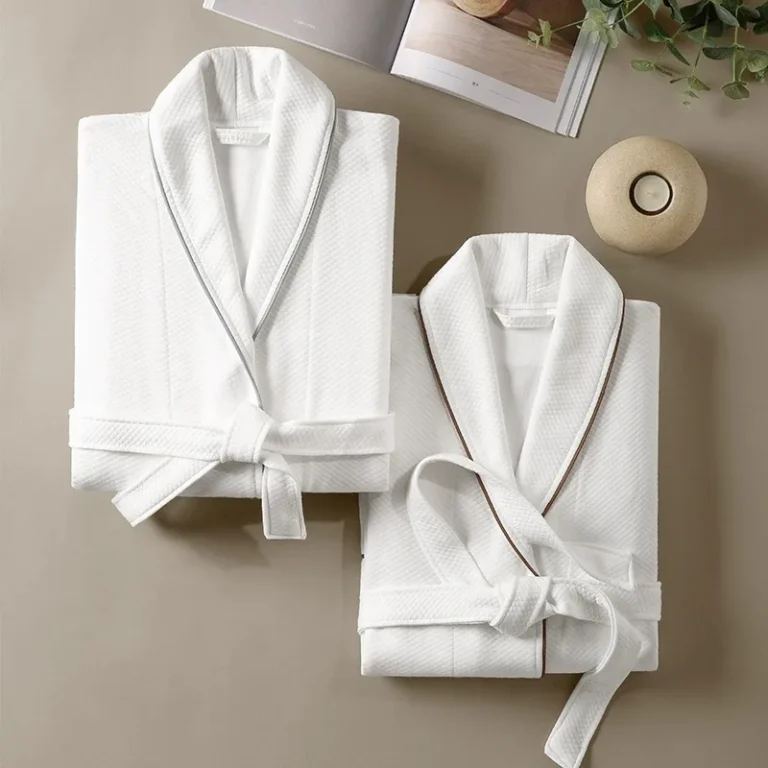 Bathrobe-Waffle-Cotton-Hotel-Direct-Factory-Quick-Dry-Shower-Lightweight-Waffle-Robe-Spa-Robe