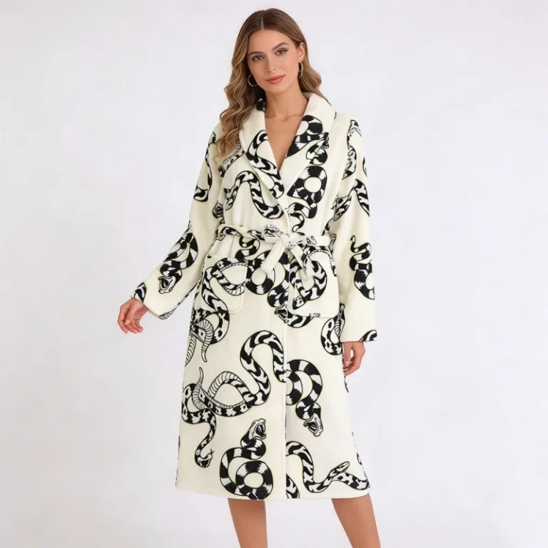 Beefey-Custom-Winter-Womens-Long-Sleeve-Fleece-Robe-with-Pocket-Elegant-Casual-Nightgown-Soft-Breathable-Warm-Homewear