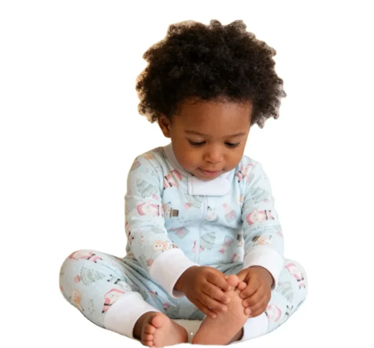 Boutique-Customized-Print-Unisex-Cotton-Infant-Girls-Pajamas-Set
