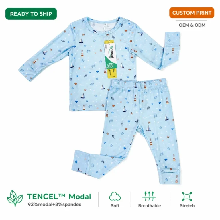 Boys-Pajamas-Set-Tencel-Modal-Kids-Sleepwear-Printed-Two-Piece-Soft-Long-Sleeve-Toddler-PJs