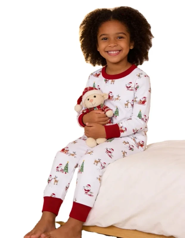 Boys-and-Girls-Pajamas-Suits-Long-Sleeve-Childrens-Clothes-Set-1-14-Years-Kids-Clothing-Pajamas
