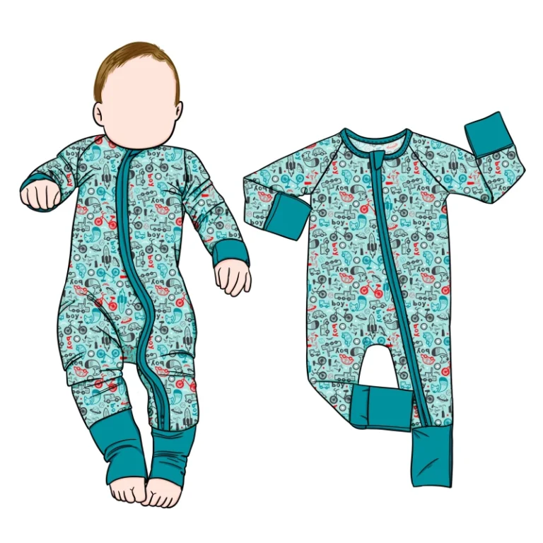 Breathable-Custom-Prints-Bamboo-Zippy-Baby-Night-Wear-Boy-Pajamas-Newborn-Baby-Bamboo-Romper