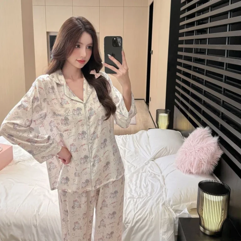 Breathable-Ice-Silk-ODM-Solid-Pajamas-for-Gentlemen-Spring-Moisture-Wicking-Elastic-Waist-Long