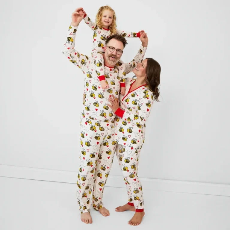 Breathable-Knitted-Bamboo-Pajamas-Mens-Sleepwear-Family-Matching-Spring-Summer-Clothing-Women-Loungewear-Knitted-Home-Wear-Sets