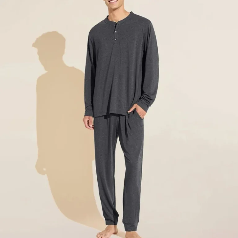 Breathable-Men-Bamboo-Pajamas-Comfortable-Mens-Pajamas-Sleepwear-Set-Mens-Pyjamas-Bamboo-Fabric-Loungewear-Sets