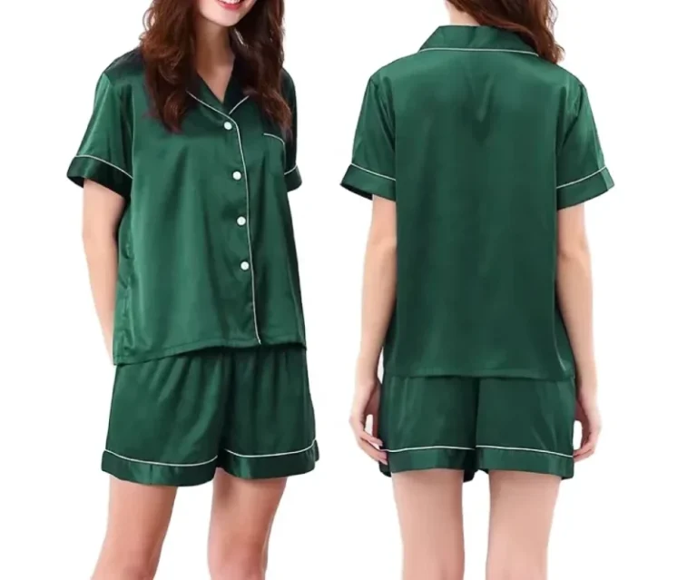 Bridal-Short-Silk-Pyjamas-Set-Ladies-Night-Wear-Satin-Pajamas-Womens-Sleepwear