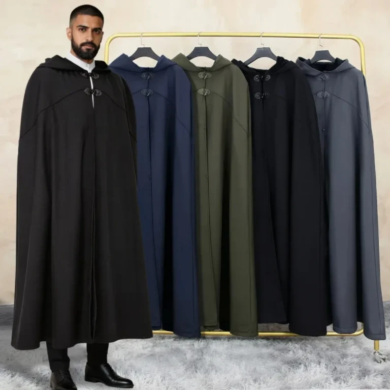 Bulk-Burnous-Design-Muslim-Mens-Thobe-Hooded-Clock-Farwa-Windproof-Outdoor-Perform-for-Daily-Life-Traditional-Formal-Wear-Jubba