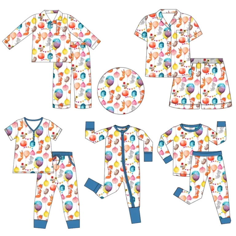 Bulk-Supply-Infant-Toddler-Bamboo-Sleepwear-Set-Premium-Baby-Romper-Pajamas-Homewear-for-Cozy-Bedtime-Daily-Lounging