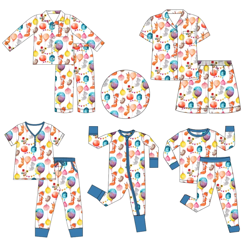 Bulk Supply Infant Toddler Bamboo Sleepwear Set Premium Baby Romper Pajamas Homewear for Cozy Bedtime & Daily Lounging