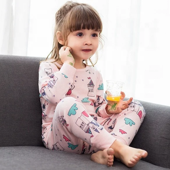 Cartoon-Pajamas-Set-Childrens-Cotton-Sleepwear-Comfortable-Soft-Kids-Printed-Nightwear-ODM-OEM
