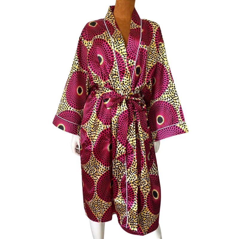 Casual Breathable Lightweight Sleepwear for Women Comfortable African Printed Summer Pajama Sets Polyester Quick Dry