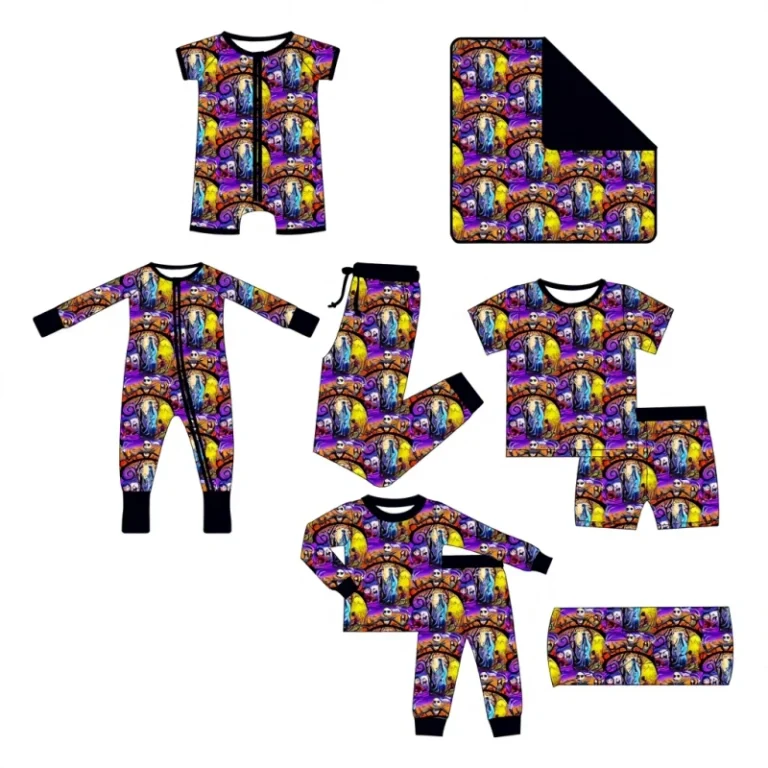 Casual-Mystery-Box-Baby-Zippy-Bamboo-Viscose-Thanksgiving-Day-Pajamas-Newborn-Clothes-Romper-Shorties