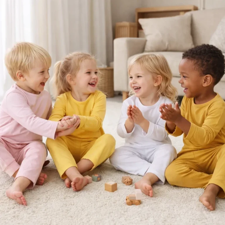 Children-Soft-Cotton-Pajamas-Set-95-Cotton-5-Spandex-Long-Sleeve-Pants-2-Piece-Sleepwear-1-7-Years-Kids-Boys-Girls-Clothes