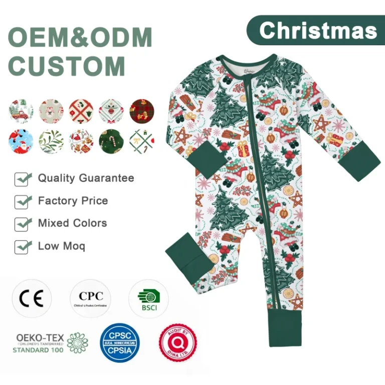 Christmas-Bamboo-Kids-Zippy-PJs-Custom-RTS-Mystery-Box-Organic-Baby-Bamboo-Pajamas-Cartoon-Print-2-Piece-Set