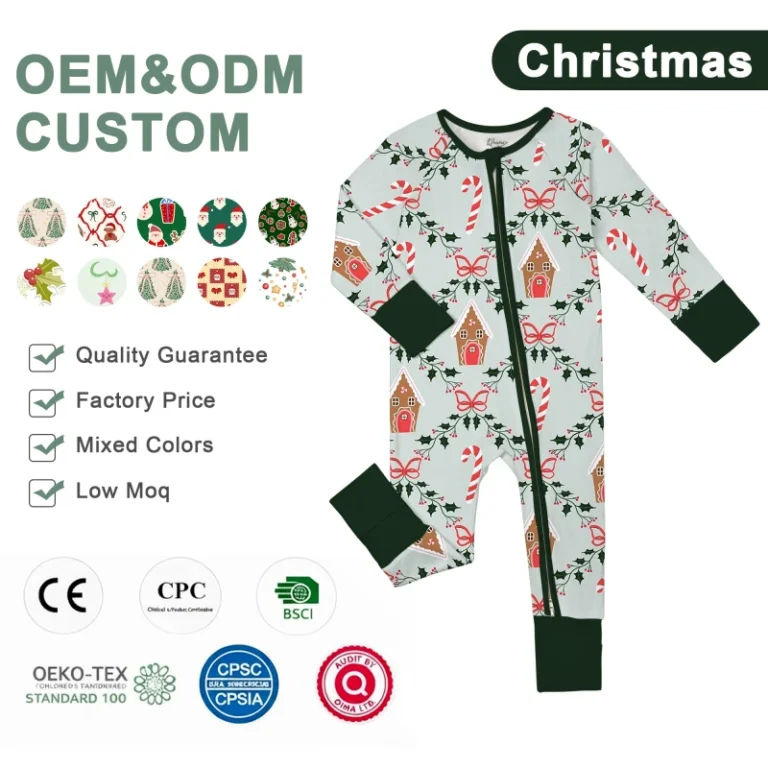 Christmas-Bundle-Bamboo-Baby-Pajamas-Custom-RTS-Mystery-Box-Organic-Kids-Bamboo-Pajamas-Cartoon-Print-2-Piece