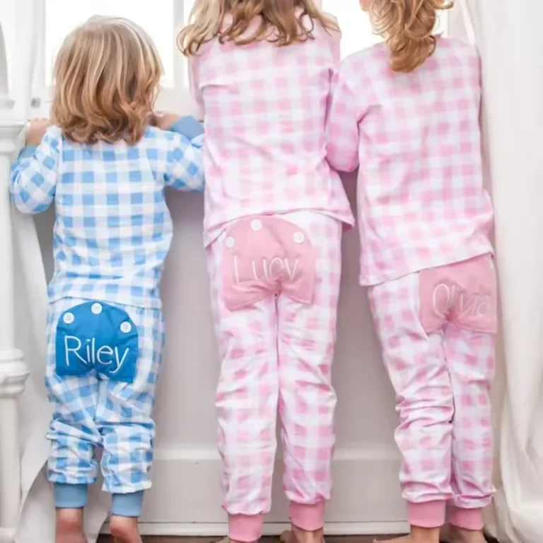 Christmas-Family-Matching-Butt-Flap-Pajamas-Set-Personalized-Baby-Cotton-Gingham-Pyjamas-Buffalo-Plaid-Kids-Pajama-Set