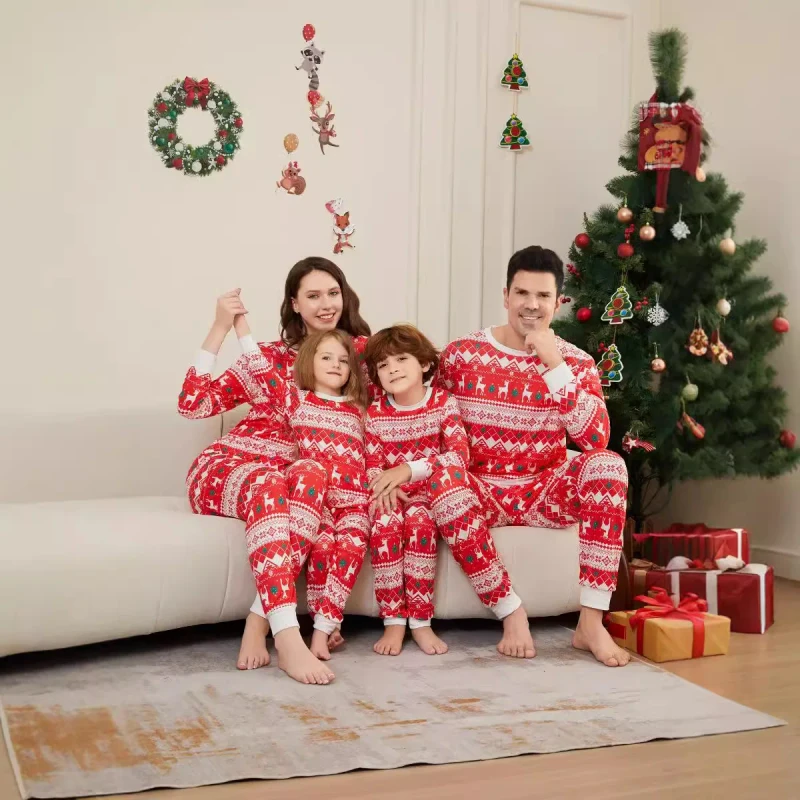 Christmas Pajamas Xmas Pyjamas Pjs Set Family Matching Christmas Pajamas