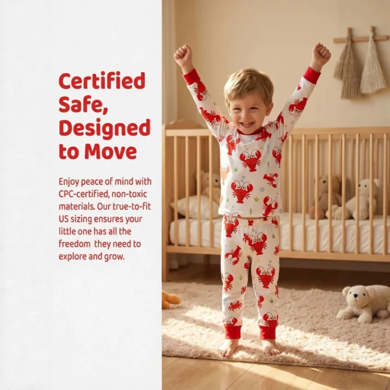 Classic-Skin-Friendly-Bamboo-Baby-Pajamas-Set-2-Piece-Long-Sleeve-Cartoon-Digital-Printing-Unisex-Summer-Spring-Sleepwear