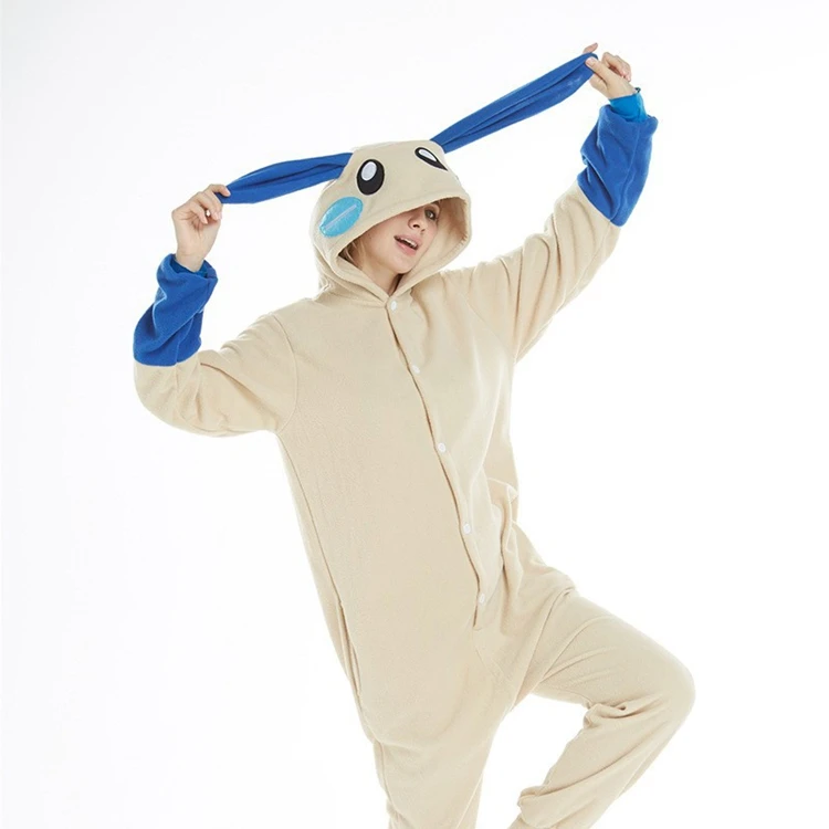 Cosplay Kigurumi Onesie Woman Cartoon Animal Stitch Pajamas Jumpsuit Sleepwear