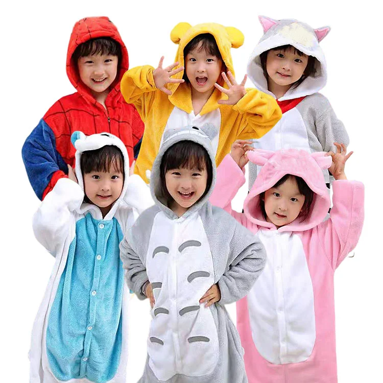 Cotton Onesie Pajamas Kids Wear Kartun Toroto Spider Man Sleepwear 1 Piece Casual for Anak Trade Assurance Women