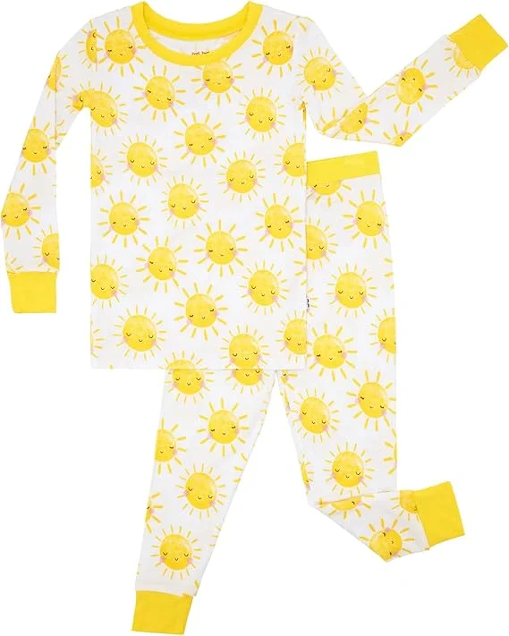 Custom-95-Bamboo-5-Spandex-Newborn-Baby-2-Piece-Set-Long-Sleeve-Casual-Breathable-Comfortable-Knitted-Fabric-Unisex-Pajamas
