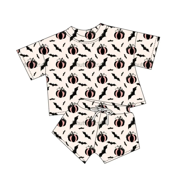 Custom-Bamboo-Fabric-Mommy-and-Me-Pajama-Set-Clothes-Short-Sleeve-Breathable-Sleepwear-Children-Clothing-Family-Matching-Outfits