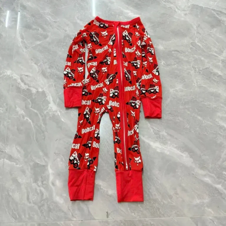 Custom-Cartoon-Pattern-Baby-Bamboo-Pajamas-Comfortable-and-Soft-Bamboo-Baby-Pajamas-Newborn-Baby-Rompers