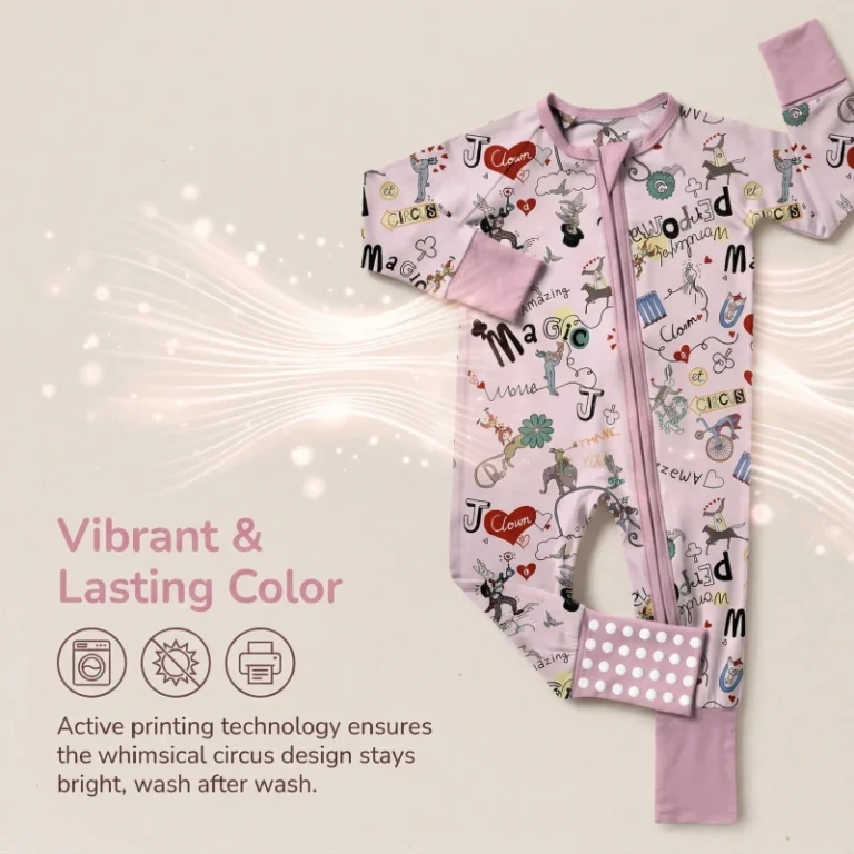 Custom-Cartoon-Printed-Bamboo-Zipper-Footed-Toddler-Bamboo-Pajamas-Newborn-Jumpsuit-Toddles-Bamboo-Non-Slip-Footed-Sleeper