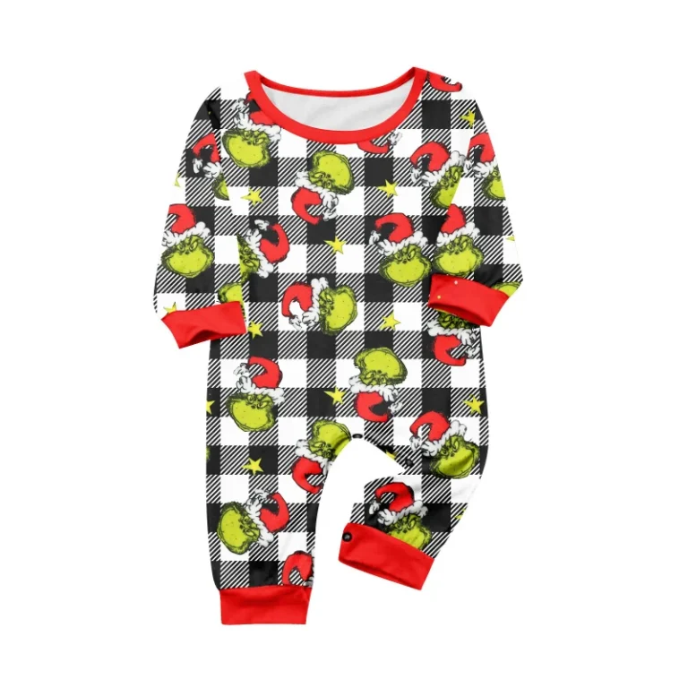 Custom-Christmas-Nordic-Family-Matching-Pajamas-Polyester-Sleepwear-Men-Women-Kids-Xmas-Nightwear-POD-MOQ-1PC