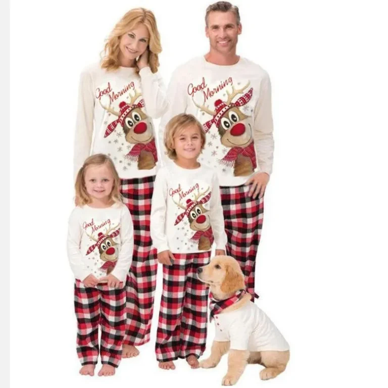 Custom-Christmas-Pajamas-Blank-Red-Xmas-Christmas-Pyjamas-Set-Matching-Christmas-Pajamas-for-Family