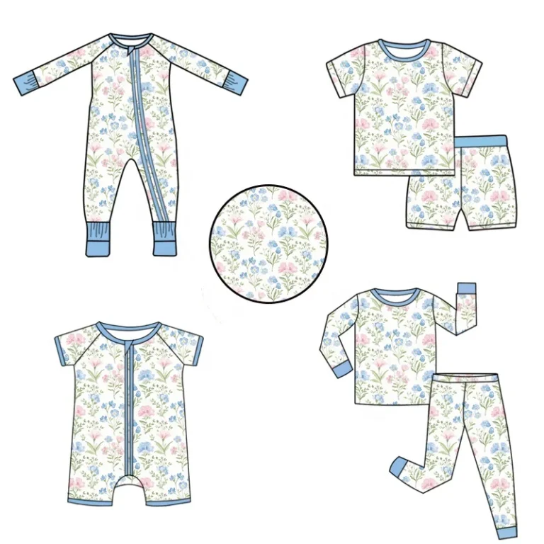 Custom-High-Quality-Bamboo-Baby-Pajamas-ODM-supplied-Soft-Eco-Friendly-Sleepwear-Long-Sleeve-Romper-Toddler-Sleeper-Wear