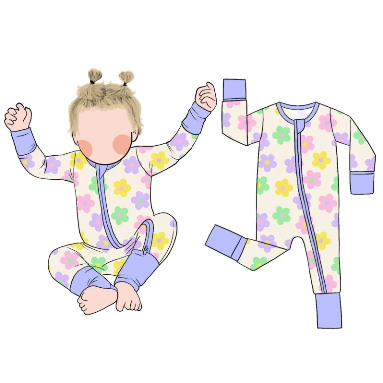 Custom-New-Style-Soft-and-Skin-Friendly-Baby-Long-Sleeved-Pajamas-Newborn-Baby-Pajamas-Sleepwear