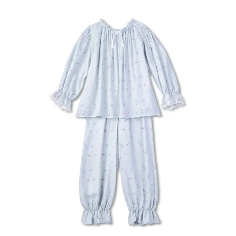 Custom-OEM-Comfortable-Summer-Cotton-Silk-Children-Pajamas-Sets-Pyjamas-2pcs-Baby-Girl-Sleepwear-Sister-Matching-Kids-PJS