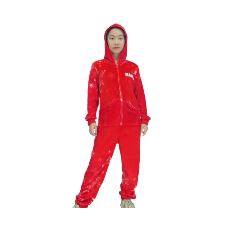 Custom Oodie One Piece Printed Onesie Comfortable Fleece Warmer Fabric Pajamas Uniforms