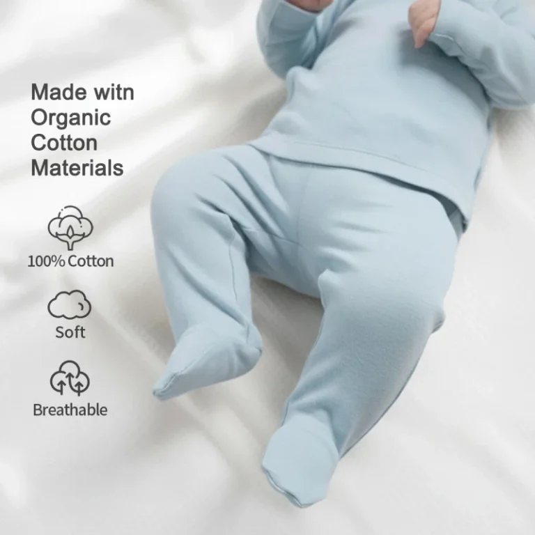 Custom-Organic-Cotton-Baby-Solid-Soft-100-Cotton-Footie-Pants-Baby-Pajamas-Bottom-Newborn-Baby-Clothes
