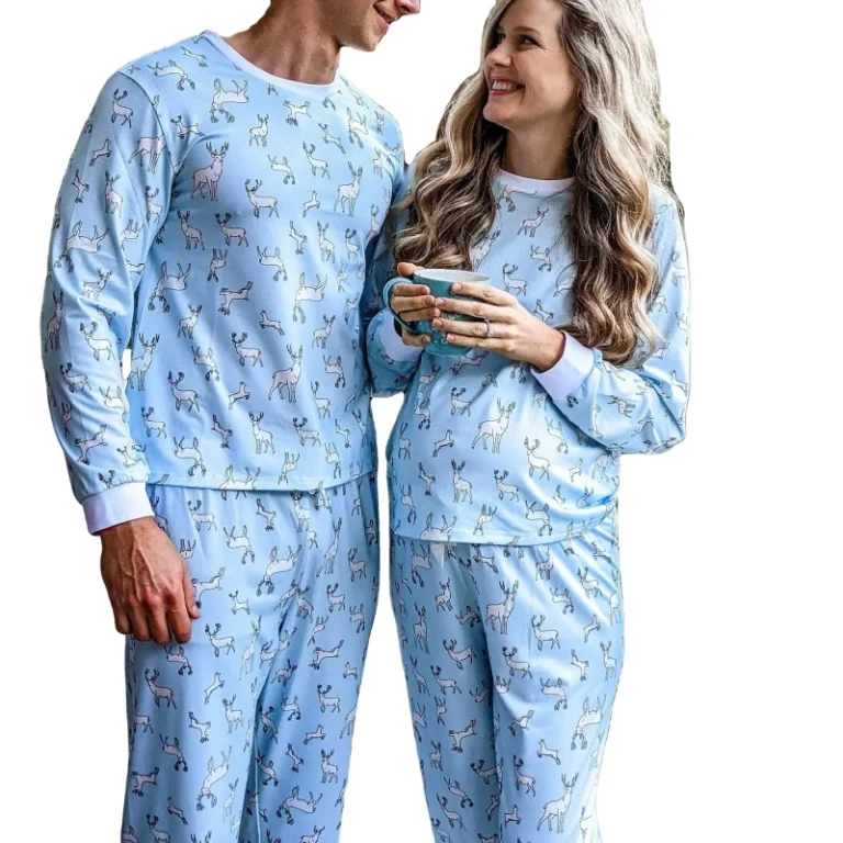 Custom-Print-Adult-Cotton-Pajamas-Set-New-Design-Womens-Sleepwear-Family-Matching-Outfits-for-Kids-and-Baby