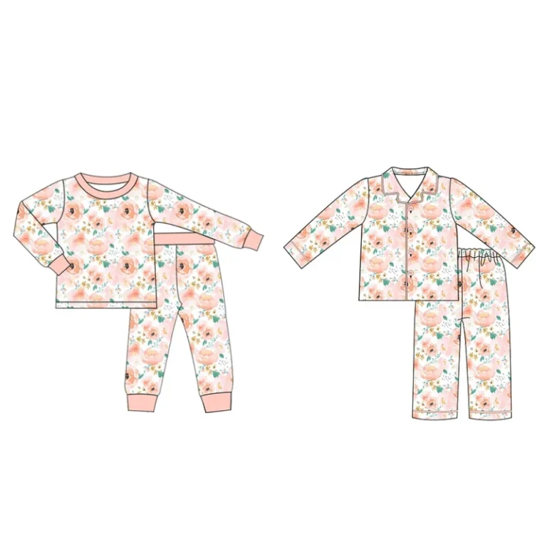 Custom-Print-Baby-Infant-Organic-95-Bamboo-5-Spandex-2pcs-Set-Clothes-Toddler-Kid-Pajamas-Sleepwear-Clothing-for-Baby