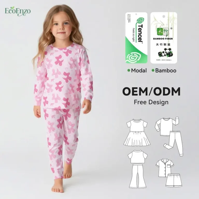 Custom-Print-Bamboo-Antibacterial-Soft-Breathable-Kids-Toddler-Pajamas-Long-Sleeve-Childrens-Sleepwear