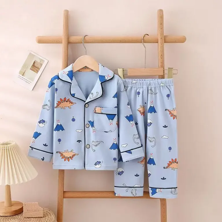 Custom-Print-Cotton-Pajamas-Set-for-Boys-Cute-Toddler-Girl-Sleepwear-Design