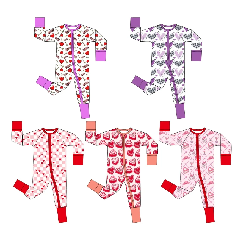 Custom Print Family Matching Sleepwear Pyjamas Plain Color Design Clothing for Men 2 Piece Bamboo Pajamas Sets