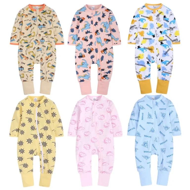 Custom-Print-Onesie-Rompers-Toddler-Kid-Pajamas-Zip-Baby-Pajamas-Sleeper-Jumpsuit-Clothing-for-Baby
