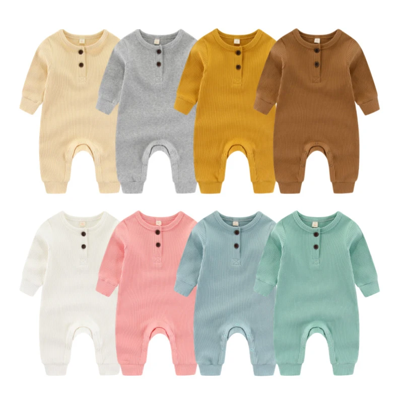 Custom Print Rib Baby Clothes Infant Organic 95% Bamboo 5% Spandex Onesie Rompers Toddler Kid Pajamas Sleepwear Clothing
