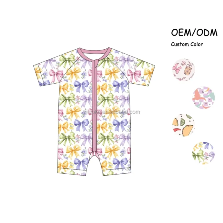 Custom-Print-Toddlers-One-Piece-Sleepwear-Tight-Fit-Newborn-Romper-with-Reversible-Zipper-Soft-Bamboo-Fiber-Kids-Pajamas