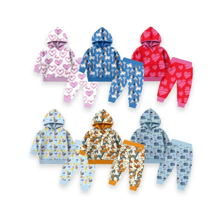 Custom-Printed-95-Bamboo-5-Spandex-Baby-Unisex-Casual-Pajamas-Set-Long-Sleeve-2pcs-0-24-Months-Breathable-Childrens-Clothing