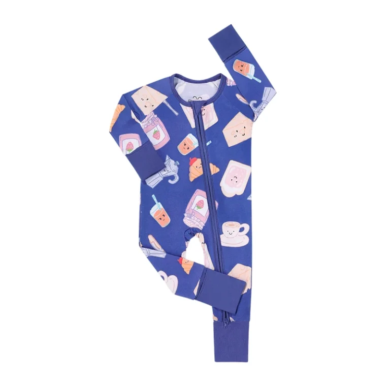 Custom-Printing-Baby-Bamboo-Pajamas-Infant-Sleeper-Toddler-Long-Sleeve-Jumpsuits-2-Way-Zipper-Newborn-Rompers