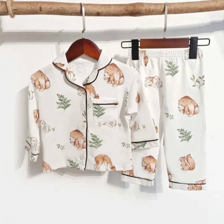 Custom-Spring-Autumn-Casual-Baby-Pajamas-Cute-Soft-Two-piece-Sets-Toddler-Girls-Sleepwear